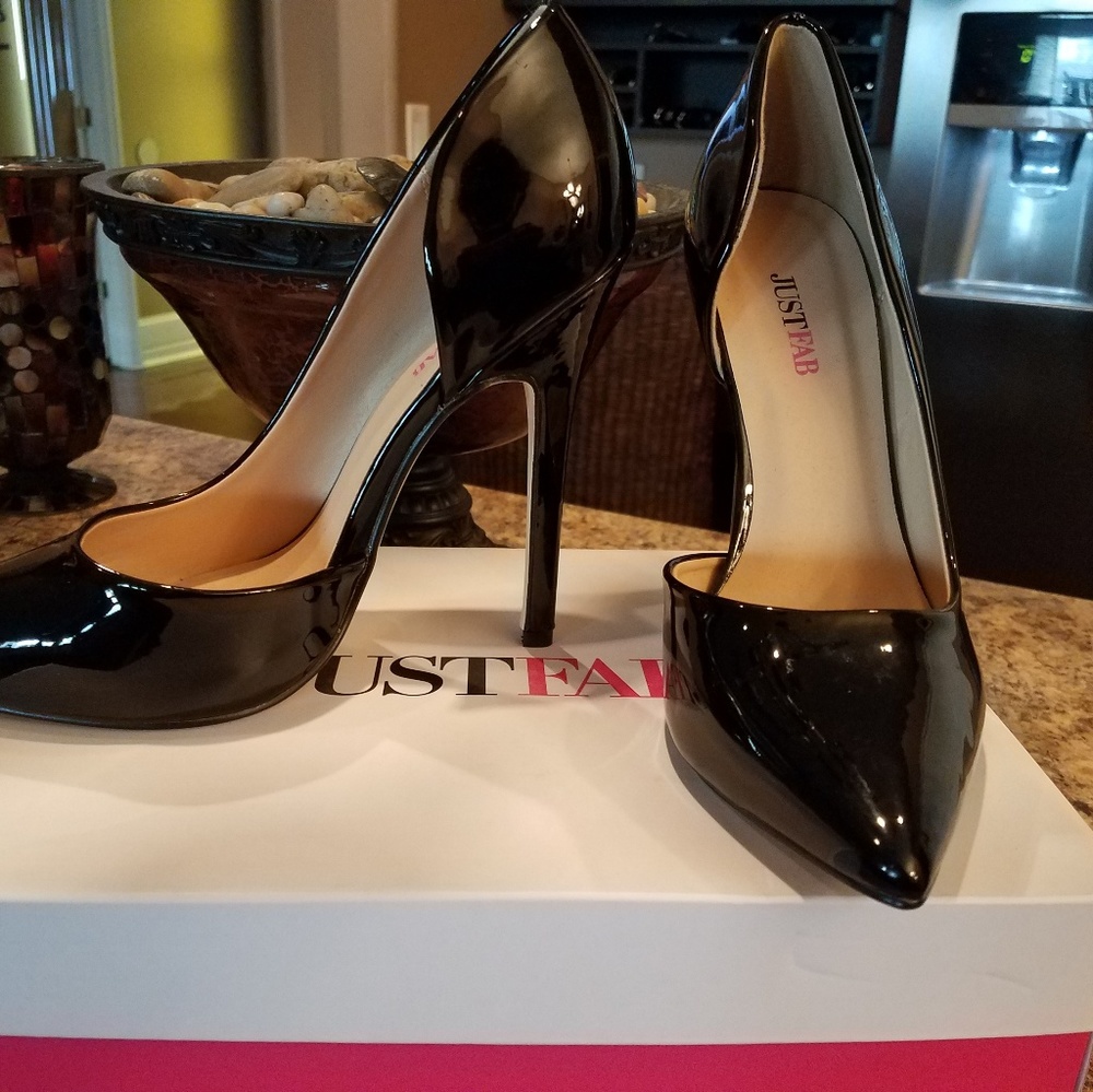Black D'orsay Heels
